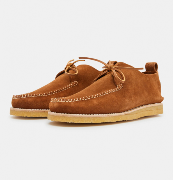 Sepatu Moccasin Berbahan Suede